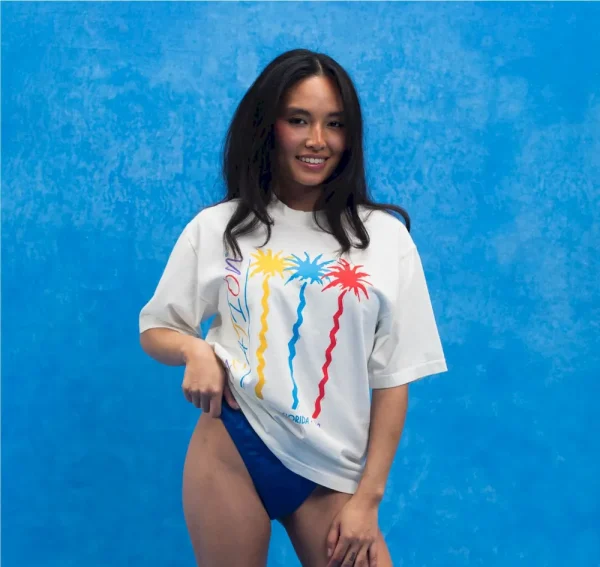 Vacation® Jazz Palms White T-Shirt - Image 4